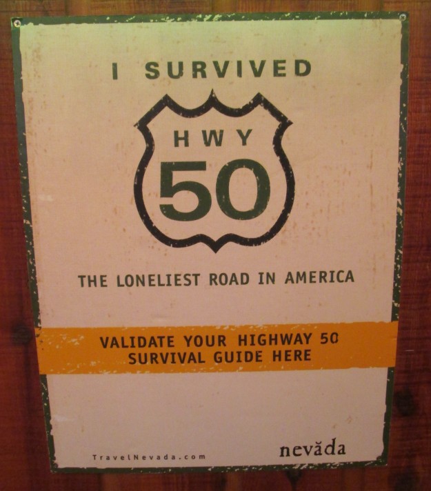 Highway 50 Sign